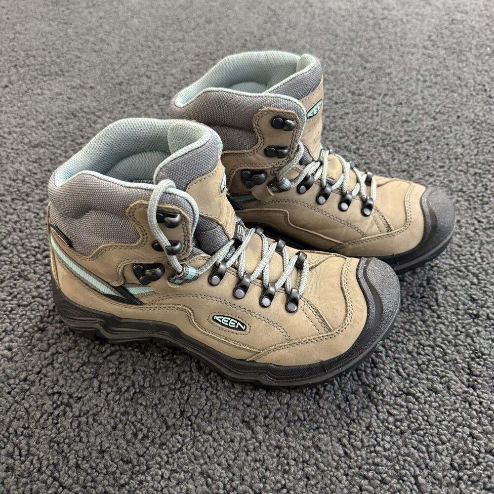 Keen Boots Womens Sz 7.5 Mid Leather Waterproof American Built USA